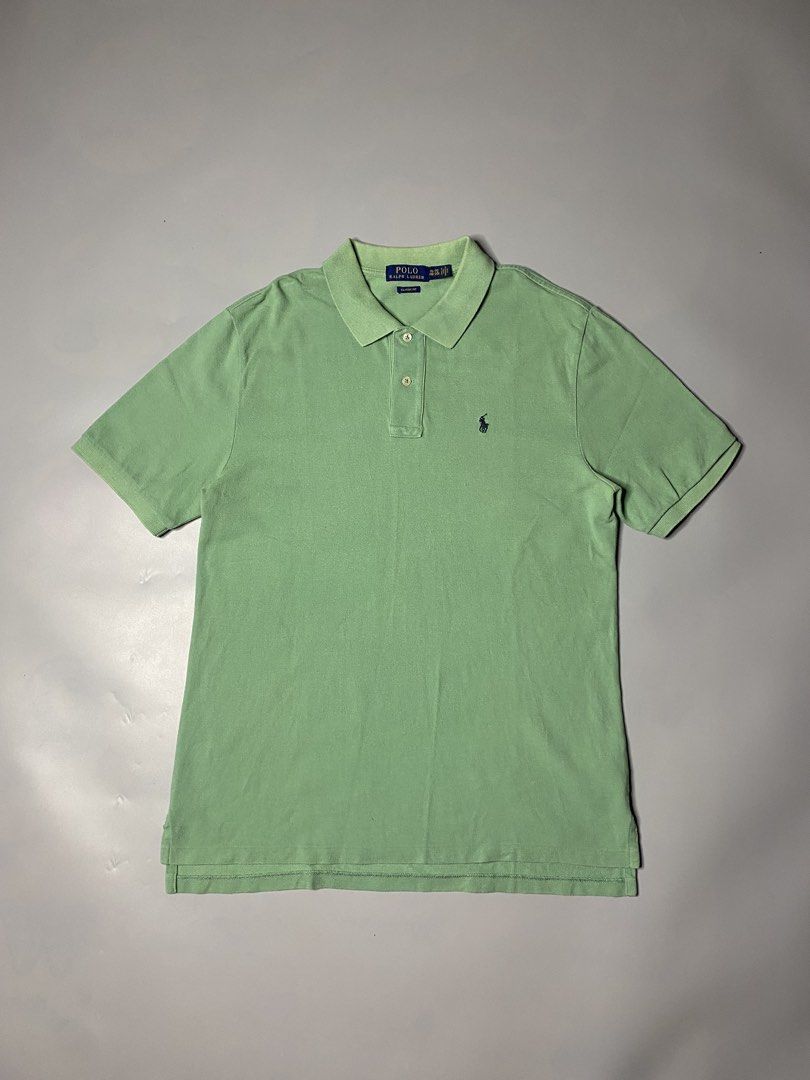 Ralph Lauren Polo Shirt (Category: Tshirts & Polo Shirts ) located in Bago City. Submitted by jg_finds_ (Listing ID 1463553745, Image 3). Description: size S-M best fit Dimensions: Width- 19 inches Length- 28 inches Minimal Colar Lines.
