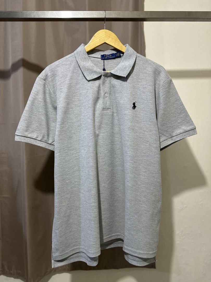 Ralph Lauren Polo Shirt (Gray) (Category: Tshirts & Polo Shirts ) located in Manila. Submitted by jasonaldave98 (Listing ID 1463442579, Image 1). Description: Ralph Lauren Polo Shirt (Gray) Php 1250.00 Size: XL - 24x30 - Brand New - Complete Tags - Ziplock Location: South Cembo Taguig City.