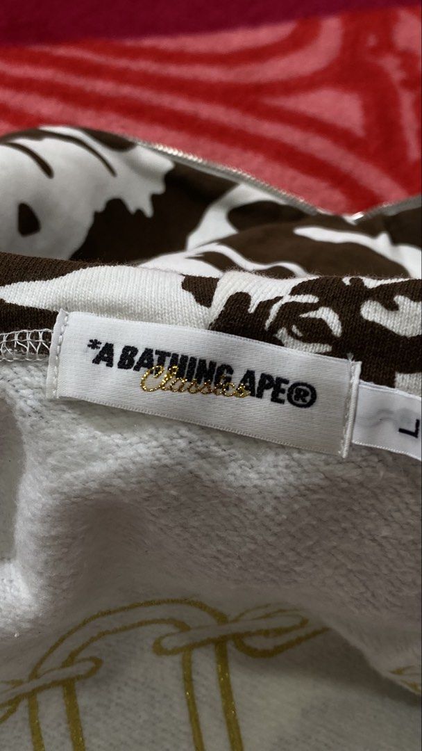 Rare Bape Holstein Full Zip Hoodie (Category: Hoodies) located in Quezon. Submitted by bapestaa (Listing ID 1463493008, Image 3). Description: (Details) • Bape Holstein Full Zip Hoodie (Rare) • Size: Large on tag • Dimes: 24x27.5 • Color Rate: 9.5 or better • Issue/s: No issue Quezon Province, 4301..