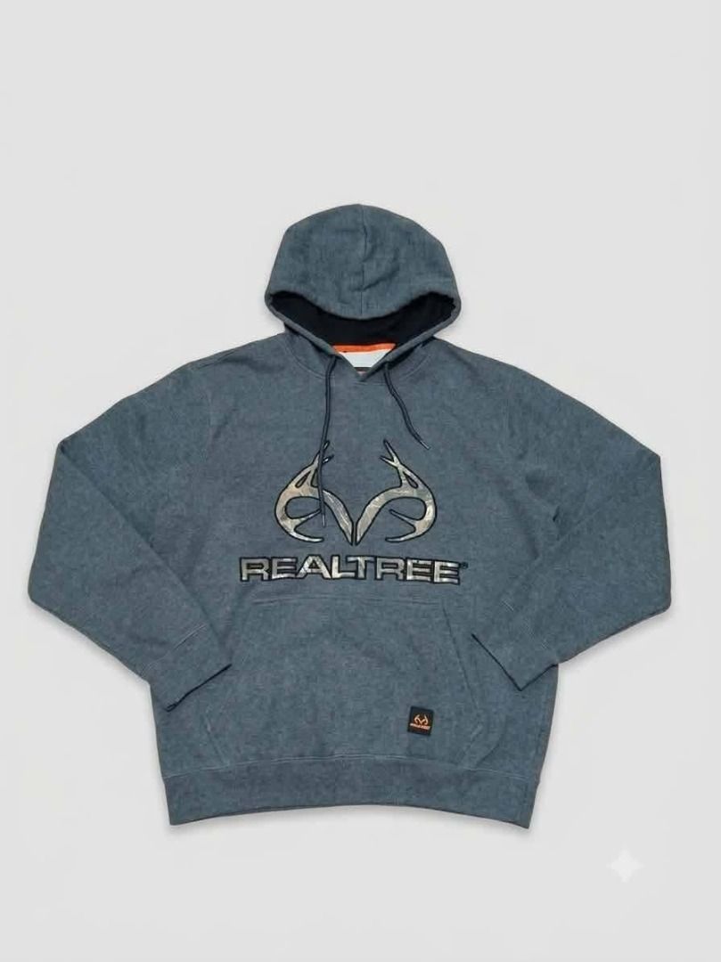 Realtree Grey Hoodie (Category: Hoodies) located in Caloocan City. Submitted by silverdragon_aaed38 (Listing ID 1463489292, Image 1). Description: REALTREE - SIZE LARGE - DIMES ( W23.5 / L27 ) - COLOR RATE - NO ISSUE 650 +SF.