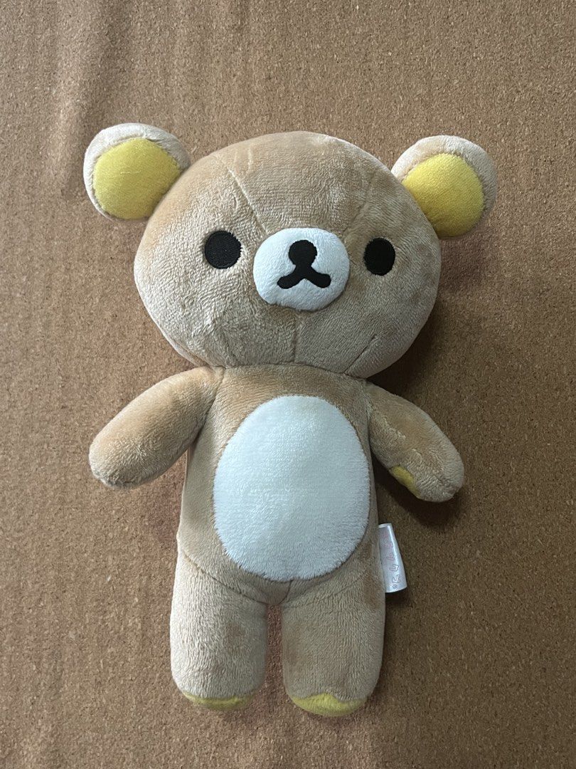 Rilakkuma Bear Plush Toy (Category: Plushies & Soft Toys) located in Baguio. Submitted by gaara1234 (Listing ID 1463350500, Image 1). Description: - Adorable Rilakkuma bear plush - Super soft and cuddly material - Convenient zipper on the back - Ideal for collectors or as a thoughtful gift - Approximately 10 inches in height - Clean and well-maintained condition.