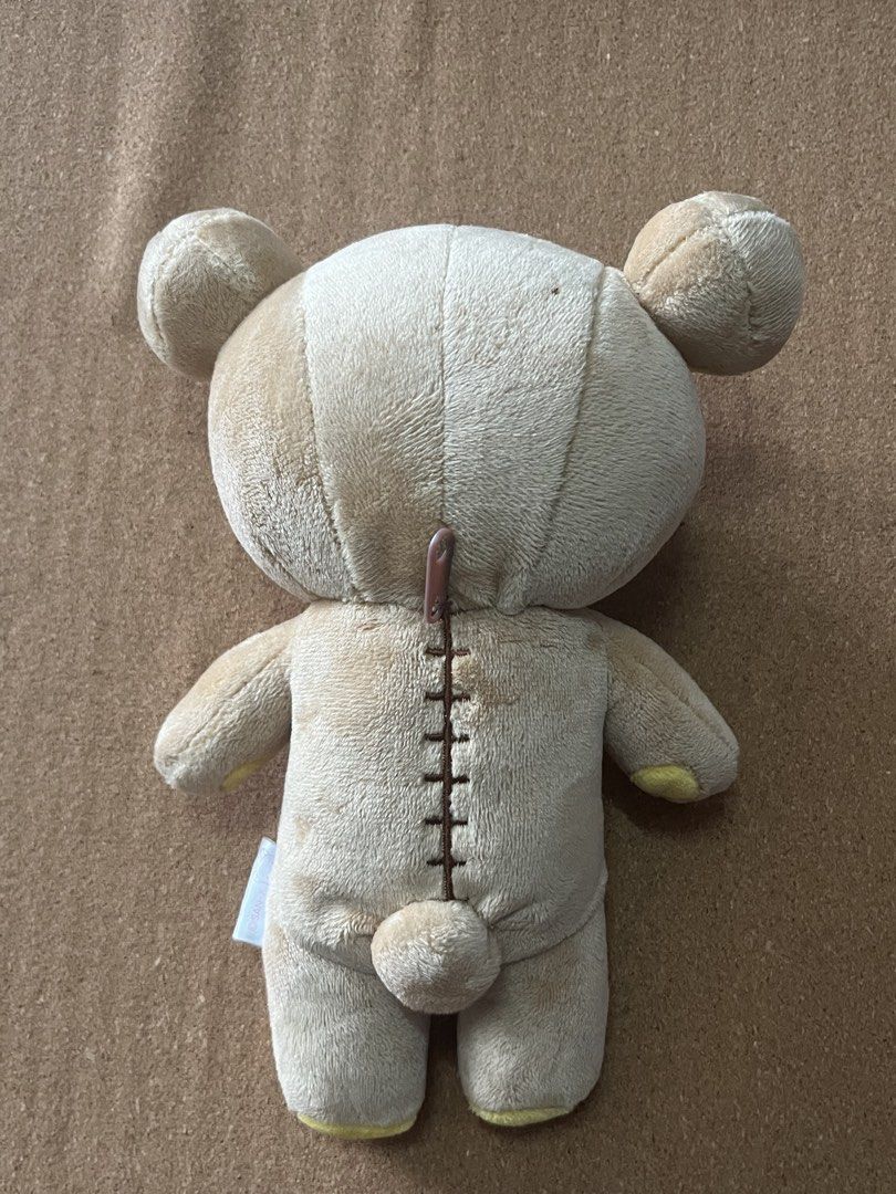 Rilakkuma Bear Plush Toy (Category: Plushies & Soft Toys) located in Baguio. Submitted by gaara1234 (Listing ID 1463350500, Image 2). Description: - Adorable Rilakkuma bear plush - Super soft and cuddly material - Convenient zipper on the back - Ideal for collectors or as a thoughtful gift - Approximately 10 inches in height - Clean and well-maintained condition.