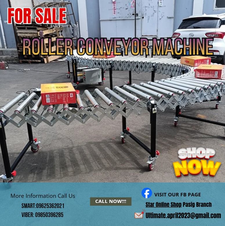 Roller Conveyor Machine For Sale Brand (Category: Home Improvement Tools & Accessories) located in Caloocan City. Submitted by ultalvare04015 (Listing ID 1463434466, Image 1). Description: ✅ Guaranteed lowest price ✅ Quality products ✅ Big discount for bulk orders ✅ 100% LEGIT TRUSTED SUPPLIER! ✅ With Complete Legal Documents ✅ BIR Registered 📍 Location: 69 Sandoval Ave. Brgy Pinagbuhatan Pasig City 36m long 1.5m width 220v 60hz single phase rol