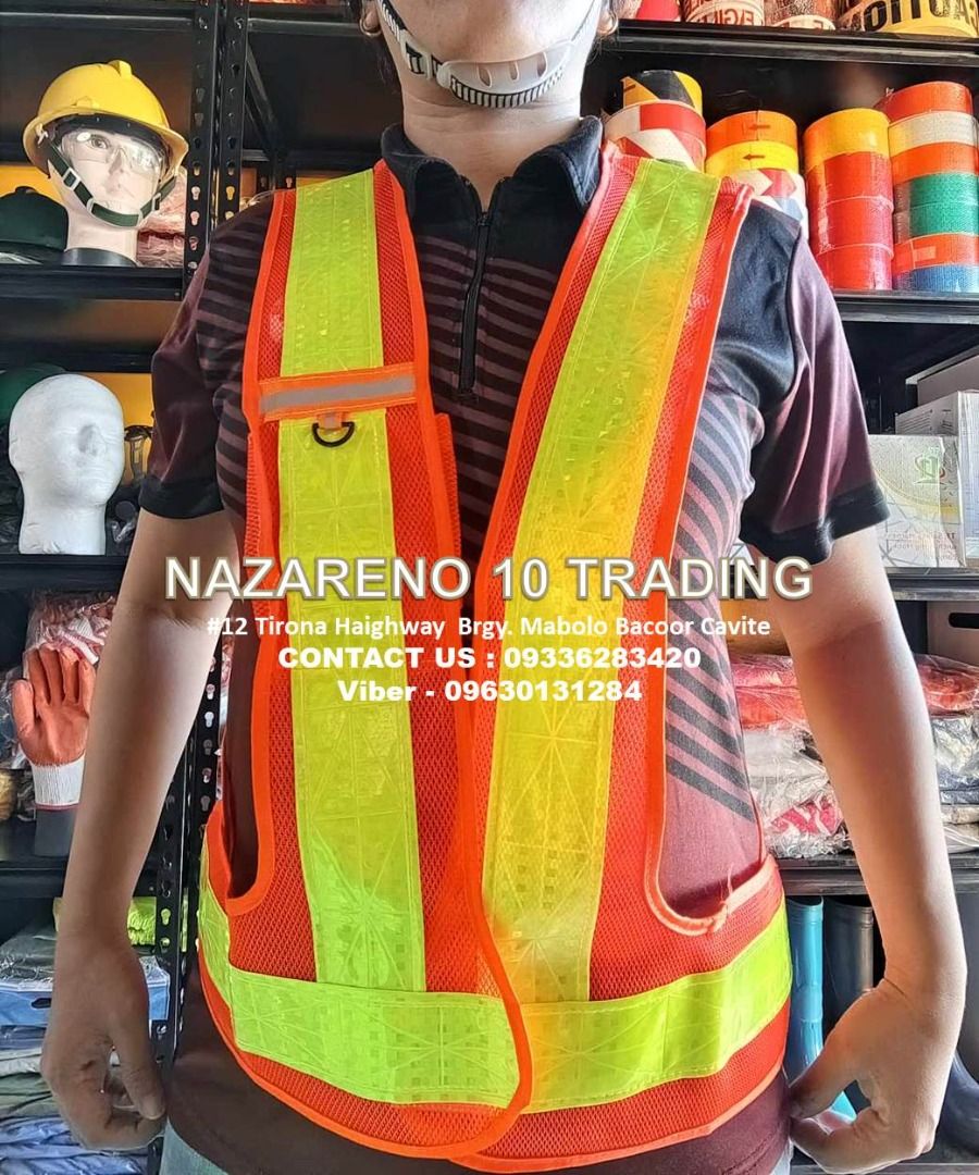 SAFETY VEST MESH REFLECTIVE (Category: Looking For) located in Bacoor. Submitted by kajezame.2021 (Listing ID 1463349050, Image 1). Description: SAFETY VEST MESH REFLECTIVE For More Details and Discount Contact Ms. Karen NAZARENO 10 TRADING 0963 0131 284 0933 6283 420 0956 7028 557 0933 8559 510 Landline: Look for Ms. Karen (046 ) 416 3920 Also available: • Traffic cone • Parking Block stopper • Hooded trash bin • Road Plastic Barrier • Spill boo