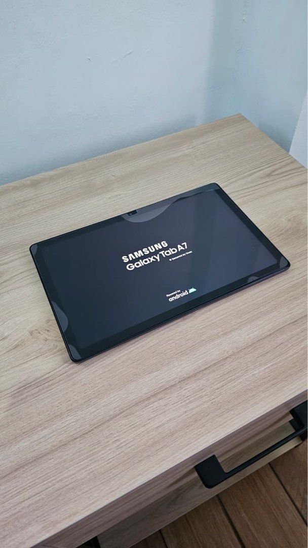 Samsung Galaxy Tab A7 (Category: Android) located in Quezon City. Submitted by ayarick11 (Listing ID 1463498918, Image 1). Description: Selling my pre-loved Samsung Galaxy Tab A7 (10.4-inch) in Dark Gray. Great tablet for media consumption, binge-watching movies (Quad speakers by Dolby Atmos), reading, and online work/school Quick Specs: Model: Samsung Galaxy Tab A7 (10.4”) Color: Dark Gray Display: 10.4-inch WUXGA+ display Audio: Quad Stereo Spe