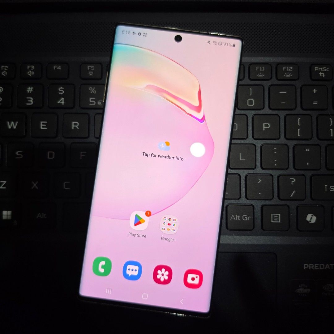 Samsung Note 10+ 5G 256/12 (Category: Samsung) located in Makati City. Submitted by randomelle (Listing ID 1463552627, Image 1). Description: Please read !!! LAST PRICE ALREADY Unit for sale only (full phone use or for parts) Not responding to cheap offers RFS old phone, upgraded Samsung Galaxy Note 10+ 5G White 256g / 12gb RAM Heavily used !!! Openline Never opened or repaired 100% working screen, system (full phone function), SPEN and volume bu