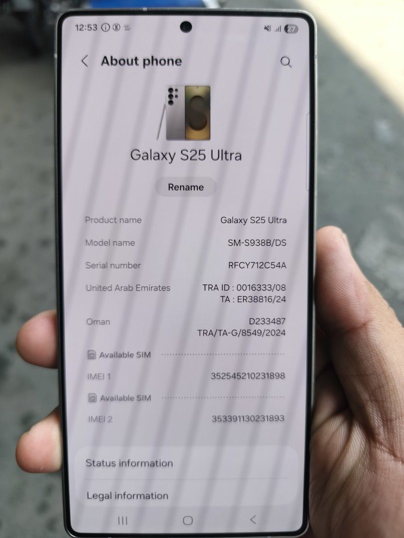 Samsung S25 Ultra 256gb (Category: Samsung) located in Manila. Submitted by oddwater.f26b8c (Listing ID 1463336237, Image 1). Description: 🚨 RUSH SALE: Samsung S25 Ultra 256GB - 39999 ONLY 🚨 Looking for a quick, straightforward deal. Letting go of my S25 Ultra 256GB for a very competitive price. Condition: Like-new •Performance: Battery and processing are perfectly smooth as expected from a flagship. Still Negotiable for sure buyers/ No swaps. 