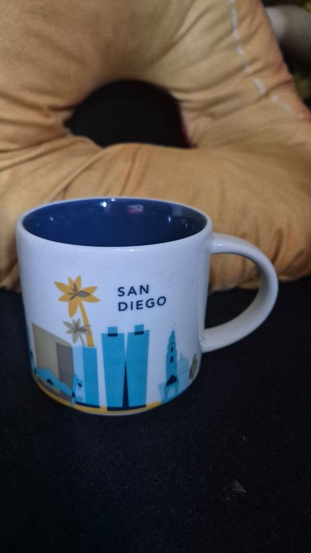 San Diego Skyline Mug (Category: Coffee & Tea Tableware) located in Manila. Submitted by mommy_norms (Listing ID 1463404512, Image 1). Description: ☕ STARBUCKS SAN DIEGO CITY MUG 🇺🇸 Decluttering my Starbucks mug collection! ❤️ ✨ San Diego City Mug ✨ Unused / display only ✨ No cracks or chips ✨ Beautiful San Diego skyline design ✨ Perfect for Starbucks collectors, travelers, or San Diego lovers 📌 Price: ₱1,500 (negotiable) 📦 Shipping available