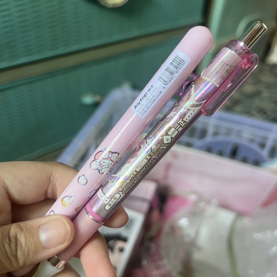 Sanrio My Melody Pink Pens (Category: Stationery & School Supplies) located in Quezon City. Submitted by mei_declutters (Listing ID 1463407880, Image 2). Description: 110 each, 200 if pair.