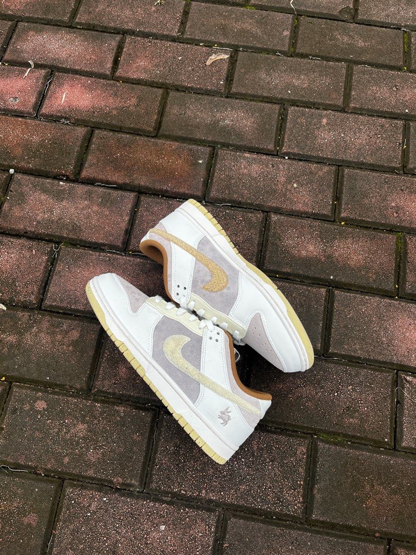 Nike Dunk Low PRM “Year Of The Rabbit” (Category: Casual Shoes) located in Manila. Submitted by organicshoe (Listing ID 1463389977, Image 3). Description: Clean and subtle colorway with a mix of white, soft pink, and grey. Easy to pair with jeans, cargos, shorts, or everyday streetwear. The textured Swoosh gives the pair a unique look without being too loud. Perfect for casual fits and daily wear..