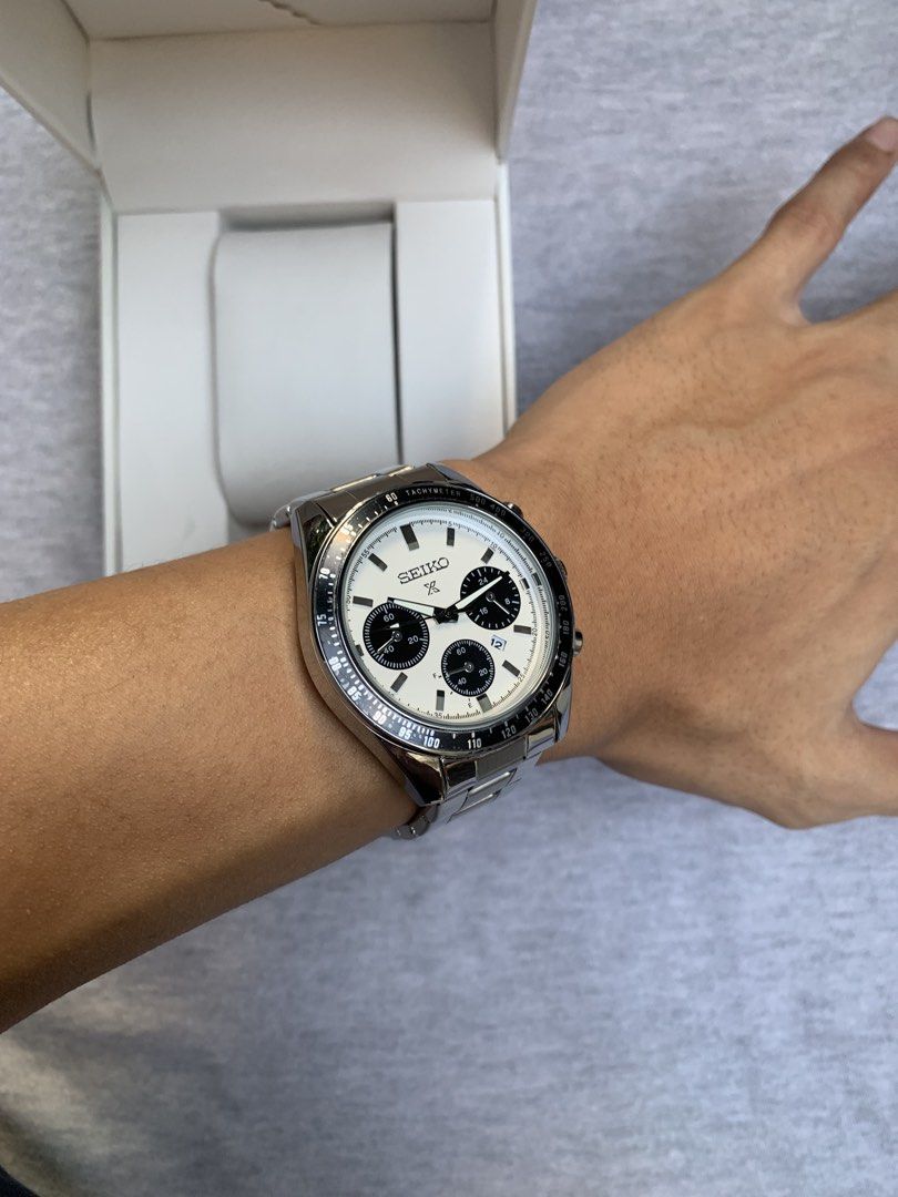 Seiko Prospex Chronograph Automatic Open Back (Category: Luxury Watches) located in Manila. Submitted by jaivrgr22 (Listing ID 1463394117, Image 2). Description: Excellent Condition All Working / No issue With Hard Box & Paper Bag .