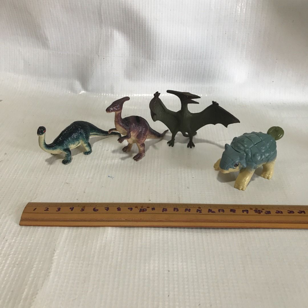 Set of 4 Plastic Dinosaur Figures #5040 (Category: Figurines & Statues) located in Malabon City. Submitted by mldg.surplus (Listing ID 1463344493, Image 3). Description: MLDG Surplus Reminder: •Expect minimal flaws such as stain, lint, scratches etc. •No reservation, we can accept your offer, but it doesn't mean that the item is reserved. •No other picture. All pictures are posted already. •Battery operated items does not included battery when pu