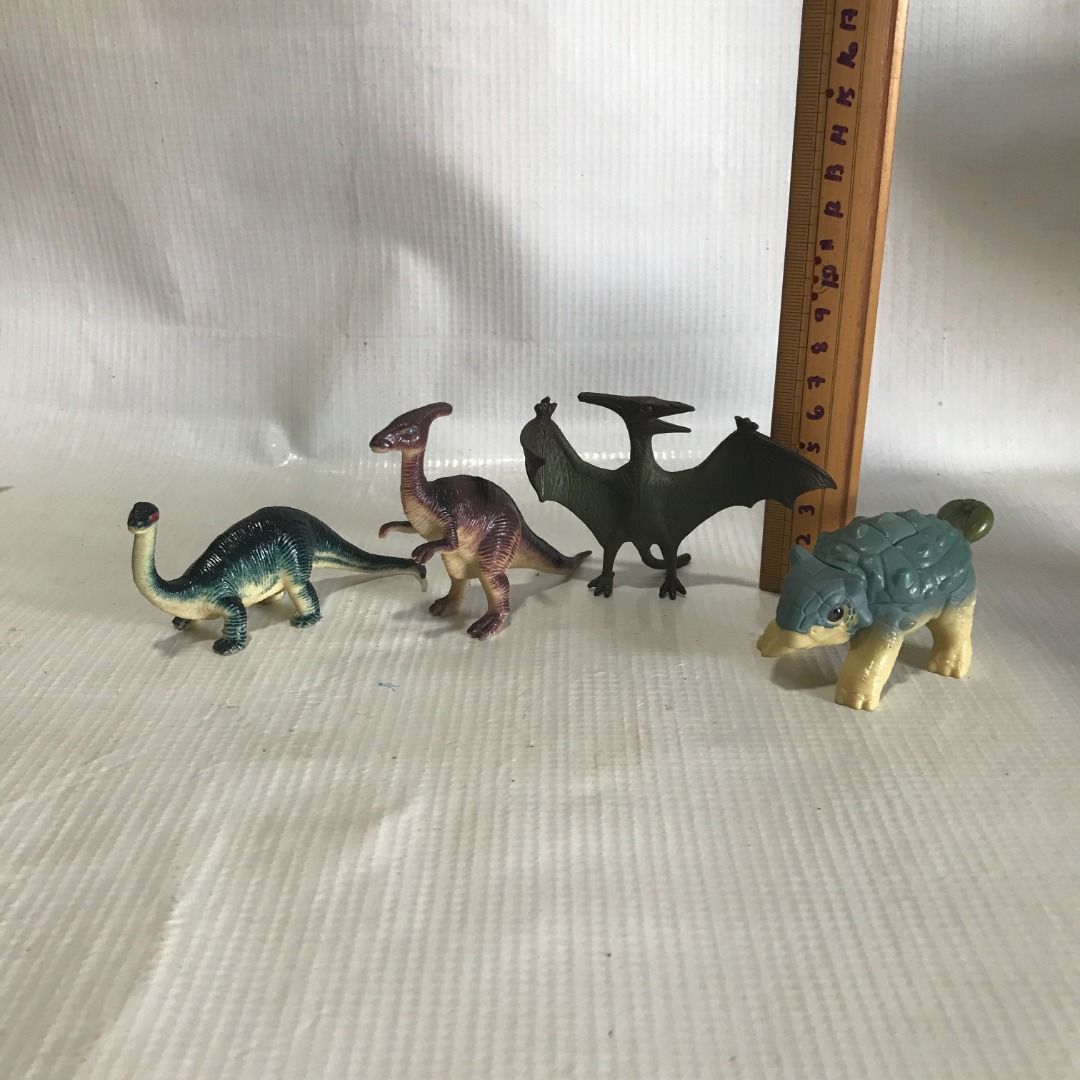 Set of 4 Plastic Dinosaur Figures #5040 (Category: Figurines & Statues) located in Malabon City. Submitted by mldg.surplus (Listing ID 1463344493, Image 2). Description: MLDG Surplus Reminder: •Expect minimal flaws such as stain, lint, scratches etc. •No reservation, we can accept your offer, but it doesn't mean that the item is reserved. •No other picture. All pictures are posted already. •Battery operated items does not included battery when pu