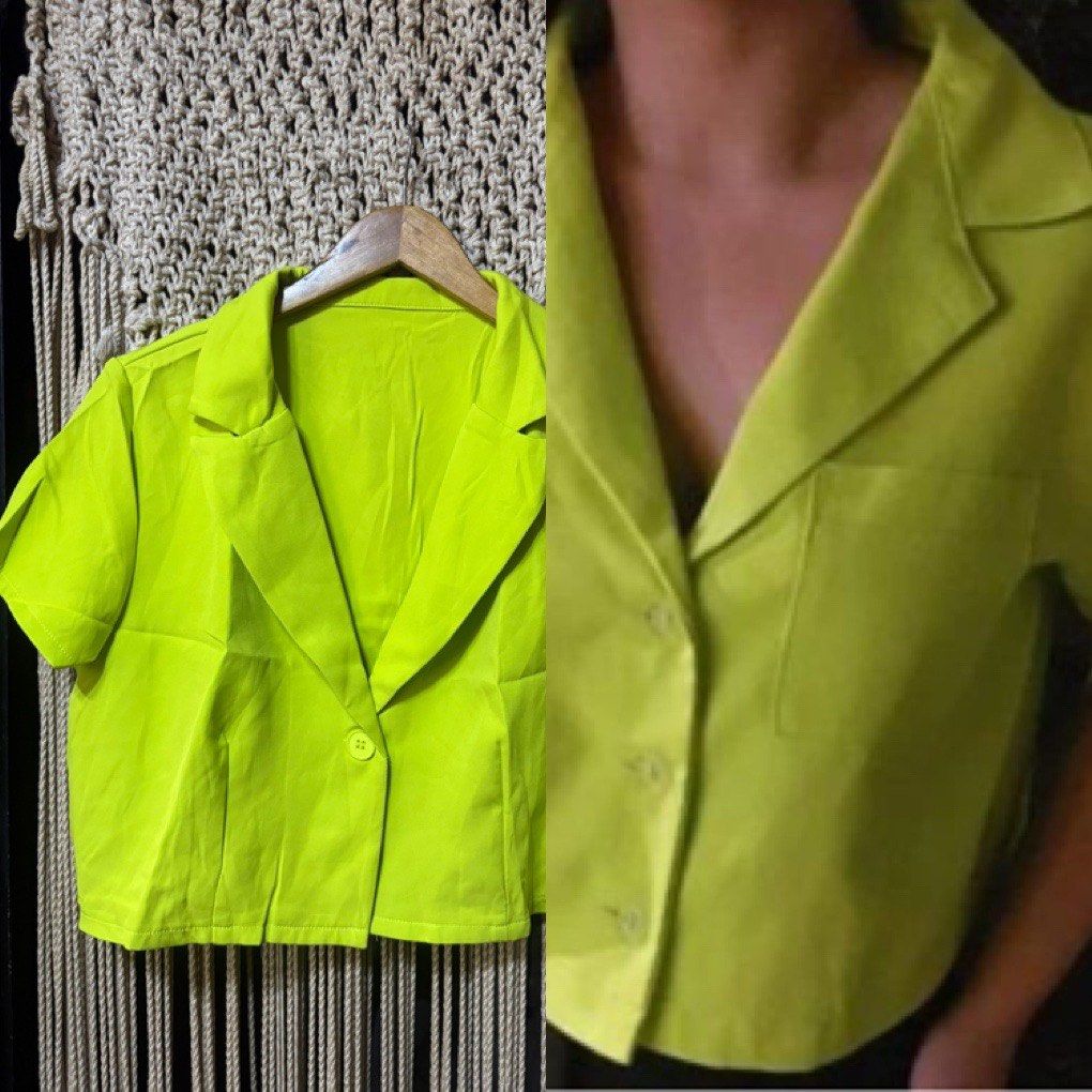shein cropped blazer (Category: Others Tops) located in Cavite. Submitted by bambimay30 (Listing ID 1463331566, Image 1). Description: .
