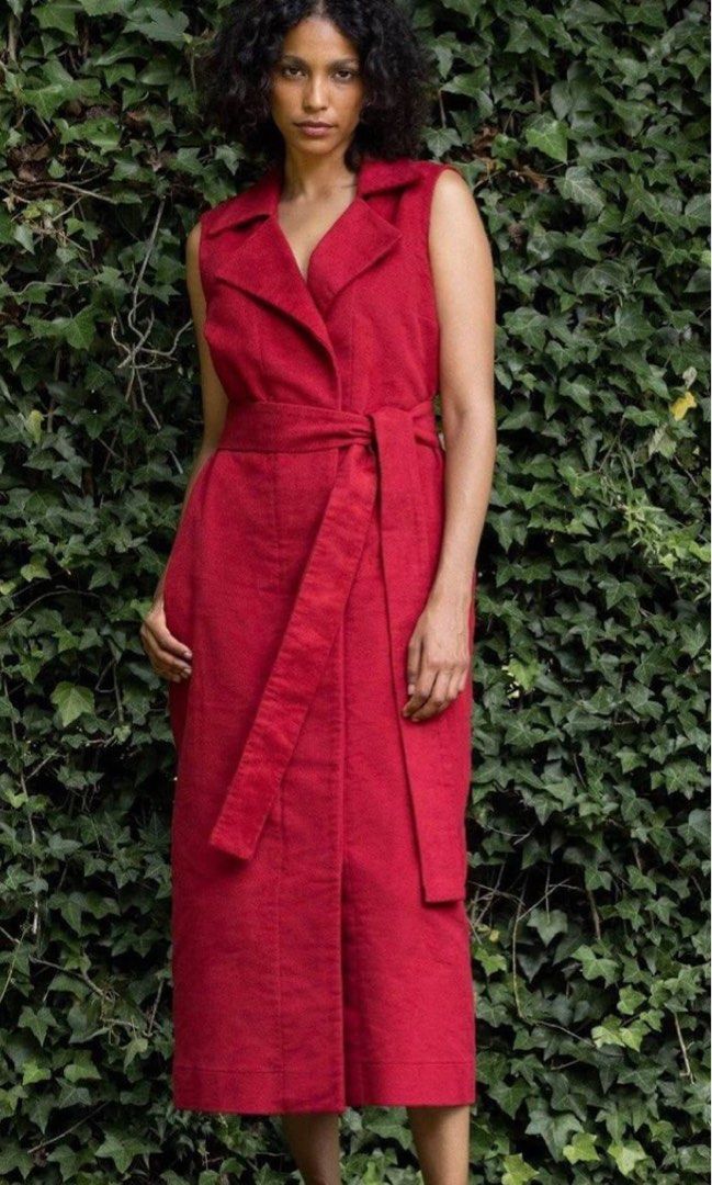 shein suede long vest with belt (Category: Coats, Jackets and Outerwear) located in Cavite. Submitted by bambimay30 (Listing ID 1463330559, Image 2). Description: fit up to large suede dabric.