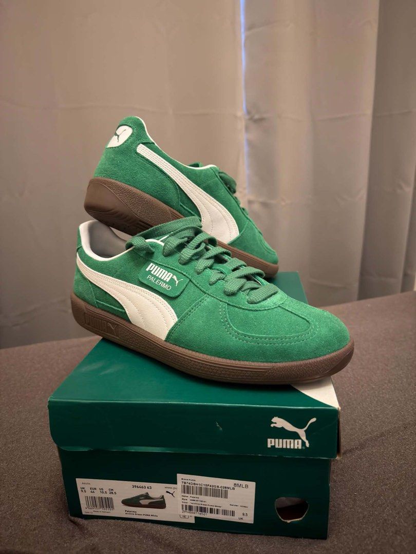 SHOES FOR SALE 👟 (Category: Sneakers) located in Manila. Submitted by mariejusel59287 (Listing ID 1463362227, Image 2). Description: hi guys! these are my tito’s shoes and he asked me to sell them, so ayun haha. check them out nalang po 🥹 baka may commission po ako here so bilhin niyo na po please hahahaha WTS: Puma Palermo & Adidas Handball Spezial — ₱3,000 each 📍 Location: Mandaluyong City 💰 Price: ₱3,600 each 📦 Both are brand new / never 