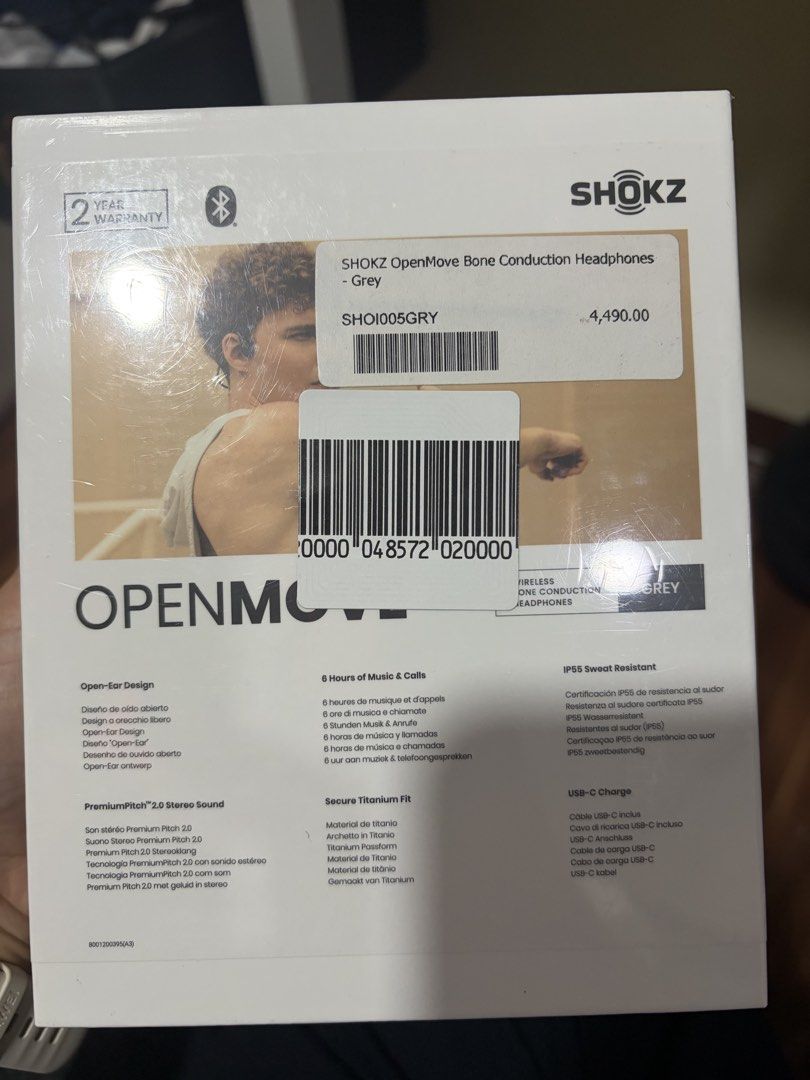 Shokz OpenMove Sealed New (Category: Headphones & Headsets) located in Davao. Submitted by marthascloset (Listing ID 1463483476, Image 3). Description: .