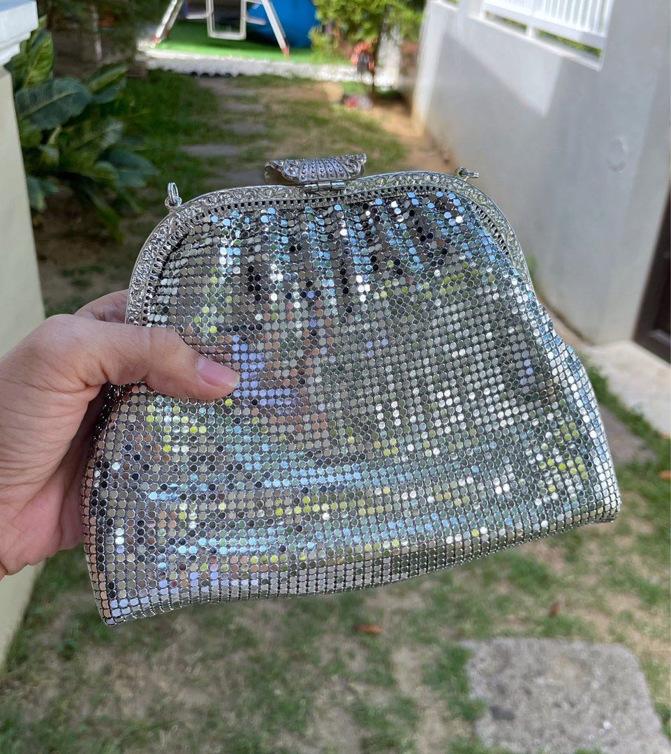 Silver Mesh Purse (Category: Clutches) located in Bulacan. Submitted by thriftbagcollections (Listing ID 1463441205, Image 2). Description: Silver Mesh Purse,excellent condition! Approx:H-5”W-6”D-1.5”.