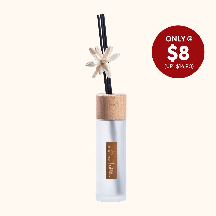Simplicity Reed Diffuser (Category: Home Fragrance) located in Singapore. Submitted by kironascent (Listing ID 1444008502, Image 1). Description: Keeping it simple and plain. Less is more! Breathe better with aromatherapy and treasure nature's healing. Choose from our wide variety of scents ranging from floral, citrus, fruity, woody, hotel fragrances, perfumes, colognes, aquatic and nature greens to bask into all day long! Need help in choosing a