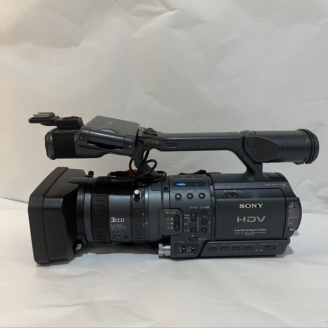 (Offers open) Sony HDV Handycam HDR-FX1 (Category: Video Cameras) located in Taguig. Submitted by buytrysellrepeat (Listing ID 1437860699, Image 3). Description: Included / Features: - Sony HDR-FX1 Digital Video Recorder - Hood - Built-in Microphone - Flip-out LCD Screen - Viewfinder - Compatible with MiniDV Tapes - SD Card Slot (via Tapeless Module) - In good working condition Inclusions: - Battery - Charger - Low-quality tapeless module Notes /