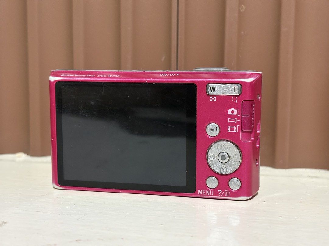 Sony W730 Digital Camera (Category: Cameras) located in Manila. Submitted by timelessshotsph (Listing ID 1463346640, Image 2). Description: 📸 FOR SALE: Sony W730 Digital Camera (Pink) 📌 Condition: ✔ Body: 8/10 – With normal signs of use ✔ No Issues – Fully functional 💰 Price: ₱6,500 📍 Location: Manila 🎁 Inclusions: • Sony W730 Camera (Pink) • Battery • Universal Charger • SD Card 📷 Key Features: ✅ 16.1MP CCD Sensor – Sharp and vibrant photo