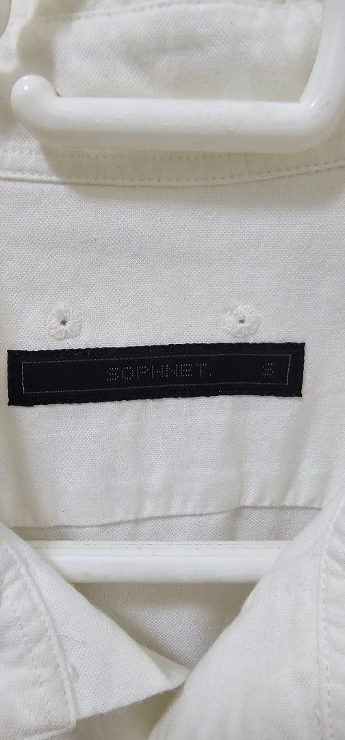 Sophnet Polka Dot Oxford Shirt (Category: Tshirts & Polo Shirts ) located in Navotas City. Submitted by walburst (Listing ID 1463485435, Image 3). Description: Sophnet Oxford Button down shirt Made in Japan Vibrant dot colors Small Excellent condition.