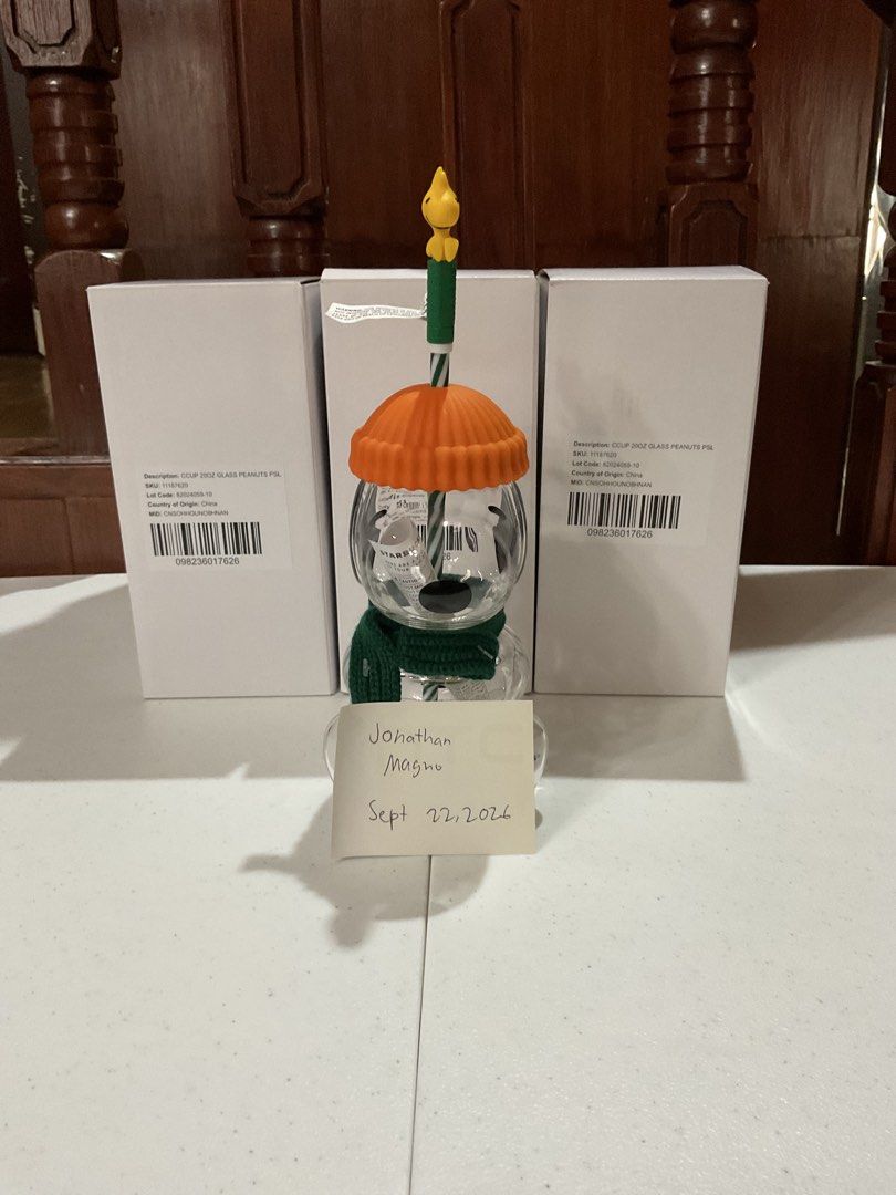 Starbucks Snoopy Cold Cup (Category: Water Bottles & Tumblers) located in Antipolo. Submitted by declutterbymojooo (Listing ID 1463416911, Image 1). Description: ON HAND SNOOPY COLD CUP (SB COLLAB) P3,000 Ready to ship, shipping fee shouldered by buyer..