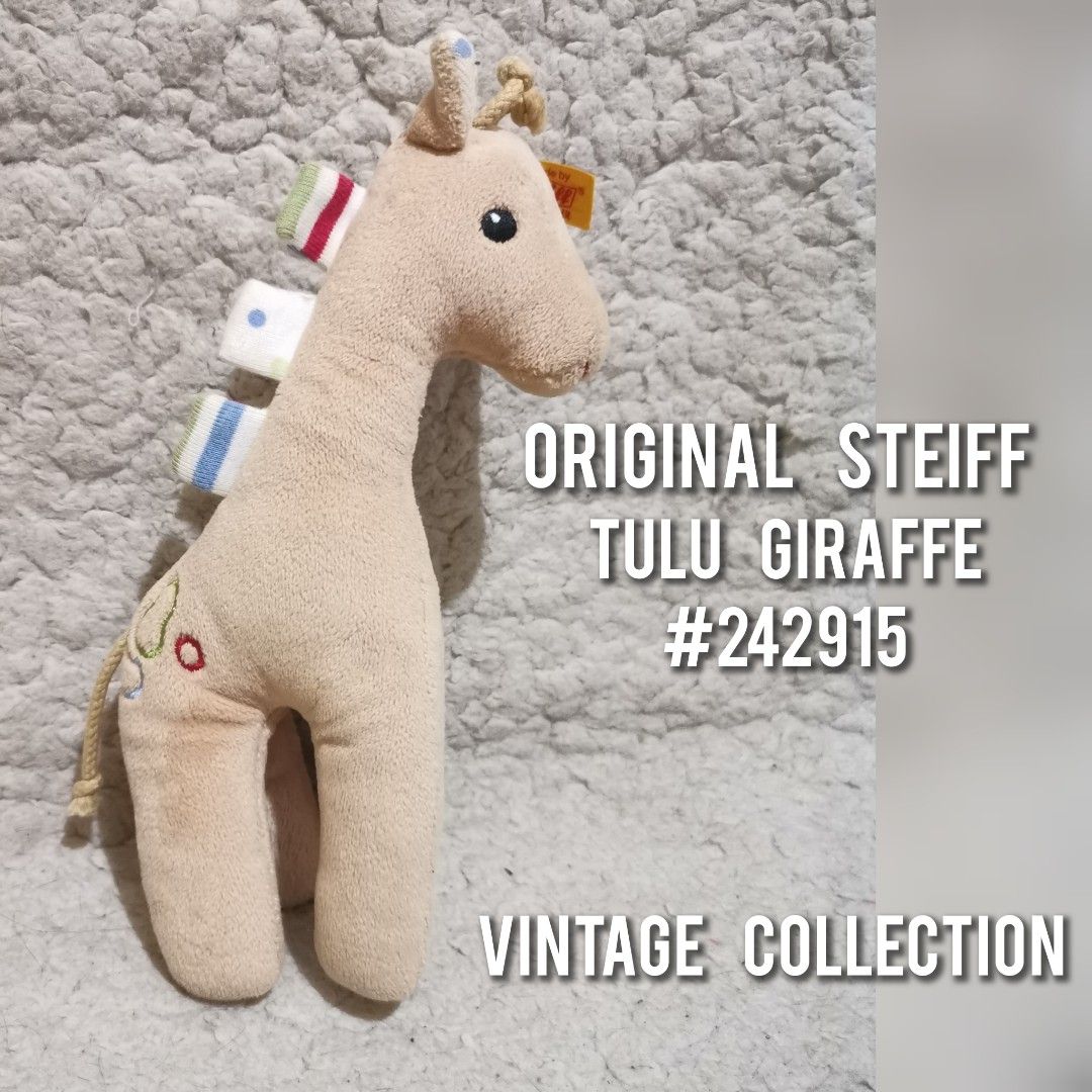 Steiff Tulu Giraffe Plush Vintage (Category: Plushies & Soft Toys) located in Bacolod City. Submitted by liza_vintage_collections (Listing ID 1463382985, Image 1). Description: .