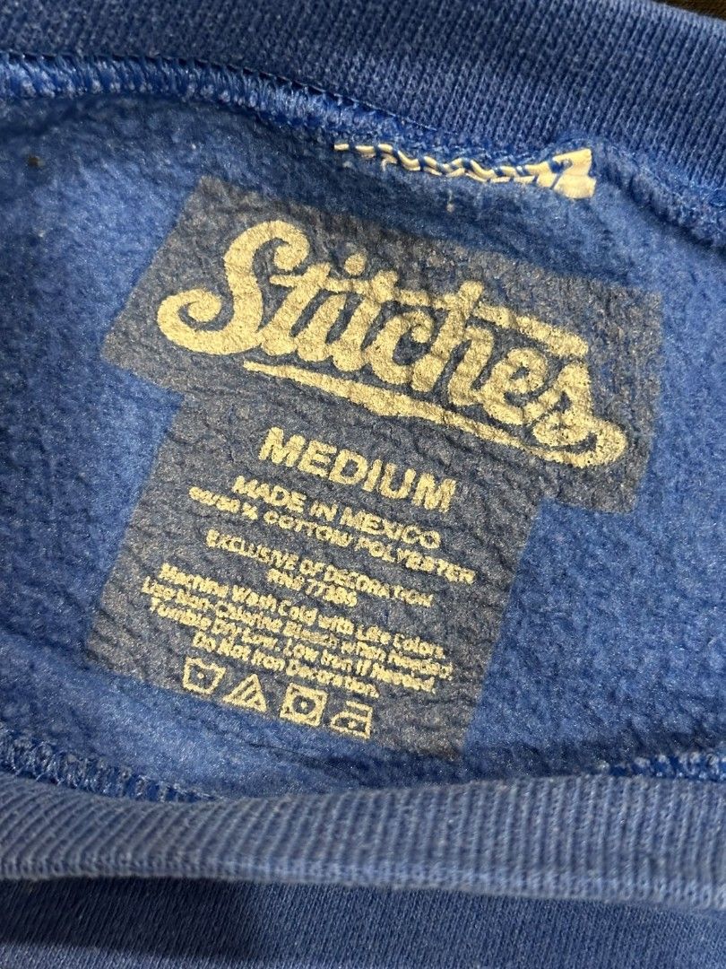 Stitches Chicago Cubs Blue Crewneck Sweatshirt Medium (Category: Coats, Jackets and Outerwear) located in Muntinlupa City. Submitted by aremvy (Listing ID 1463406379, Image 3). Description: - Blue Stitches Chicago Cubs sweatshirt - Size: Medium - Perfect for any Cubs fan!.