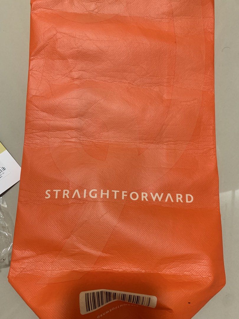 Straightforward Boundless Basics Tote Bag (Category: Tote Bags) located in Cavite. Submitted by schnauzerthecutie (Listing ID 1463509418, Image 3). Description: - Straightforward Boundless Basics tote bag - Color: Taupe - Condition: Brand new, in original packaging - Includes: Orange Straightforward reusable bag - Ideal for: Everyday use.