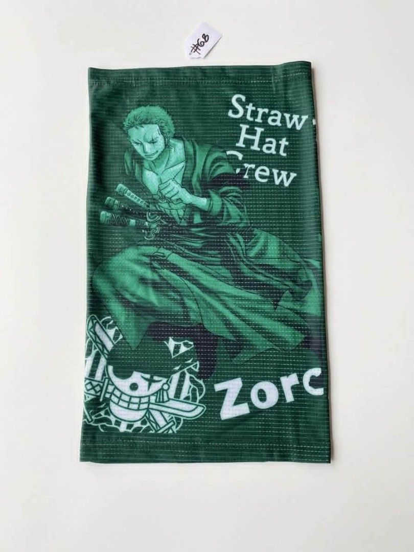 Straw Hat Crew-Zoro Tube Mask (Category: Face Masks & Face Shields) located in Digos. Submitted by richcaliforniaclothingstore (Listing ID 1463367490, Image 2). Description: 📦We ship nationwide via J&T Express (no COD❌️) 📍Location: Lim Extension Digos City Davao Del Sur (besides camillian sister) 📝Lay-away terms available 🎥 We offer video calls for transparency so you can personally inspect your item before shipment. 📥For inquires, reservati