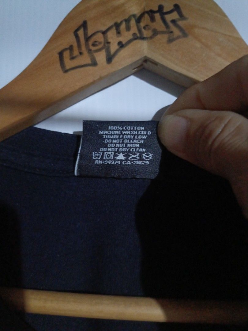 Stussy (Category: Activewear) located in Arayat. Submitted by thriftnijomz (Listing ID 1463478185, Image 3). Description: "Stussy tee" 20x30 on dimes 9.5/10 color rate very minor hairline crackprints only.