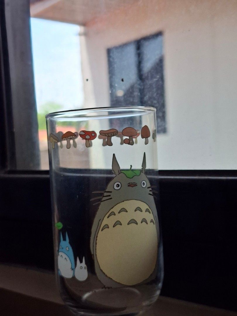Studio Ghibli Totoro Glasses Set (Category: Other Stationery & Craft) located in Lapu Lapu. Submitted by __sen (Listing ID 1463288468, Image 2). Description: - Set of 3 glasses featuring Totoro and friends - Each glass has a unique design with mushrooms and characters - Made of durable glass - Ideal for Studio Ghibli enthusiasts - Great for enjoying any beverage Price: 750 set MOD: Maxim/J&T MOP: Gcash/Bank Transfer Loc: Lapu-Lapu City, Cebu.