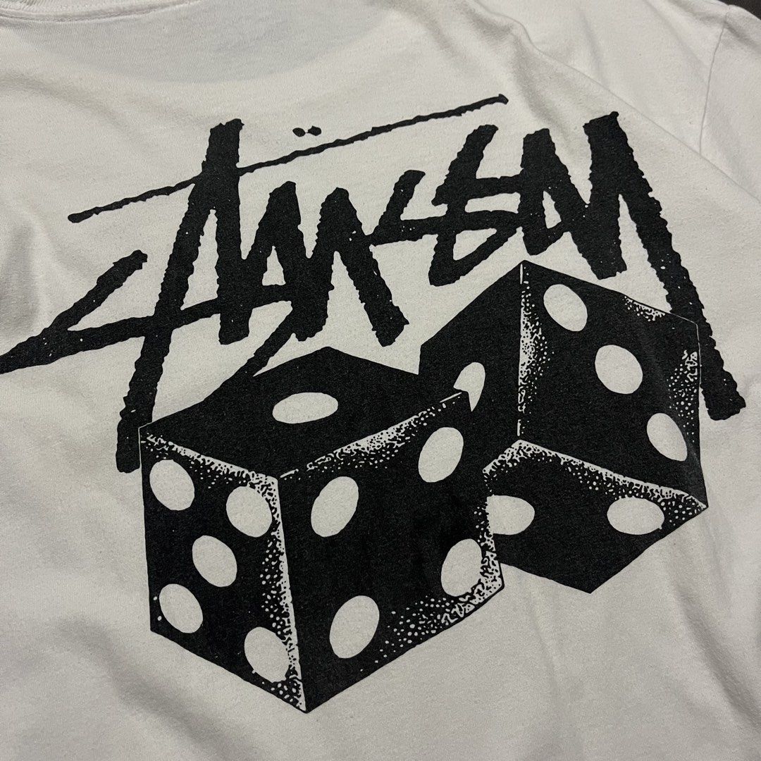 Stussy Dice Shirt (Category: Tshirts & Polo Shirts ) located in Moncada. Submitted by tishokthrift (Listing ID 1463370772, Image 2). Description: Dimension (in Inches): 24 by 29 Excellent Authentic .