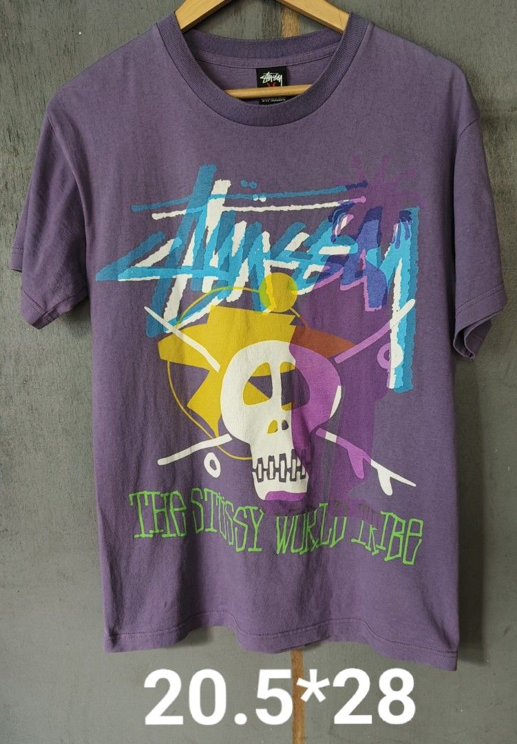STUSSY VINTAGE (Category: Luxury Apparel) located in Makati City. Submitted by updownthrift (Listing ID 1463366466, Image 1). Description: MINIMAL HAIRLINE ON PRINT COLOR 9/10 FREE SHIPPING.