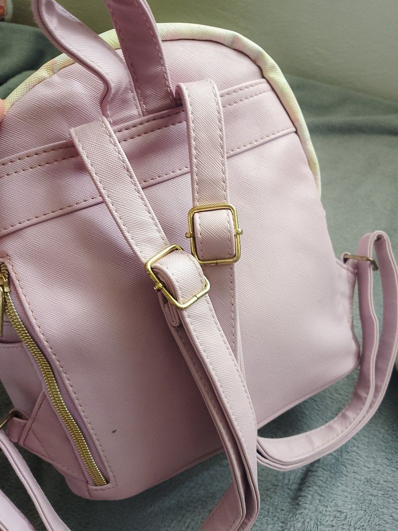 Sumikko Gurashi Pastel Mini Backpack with Tapioca Charm (Category: Backpacks) located in La Trinidad. Submitted by honeysplushies2 (Listing ID 1463433882, Image 3). Description: - Adorable Sumikko Gurashi mini backpack - Pastel colors with cute character print all over - Front zip pocket with a sweet tapioca charm - Adjustable straps for a comfortable fit - Ideal for daily use or as a stylish accessory.