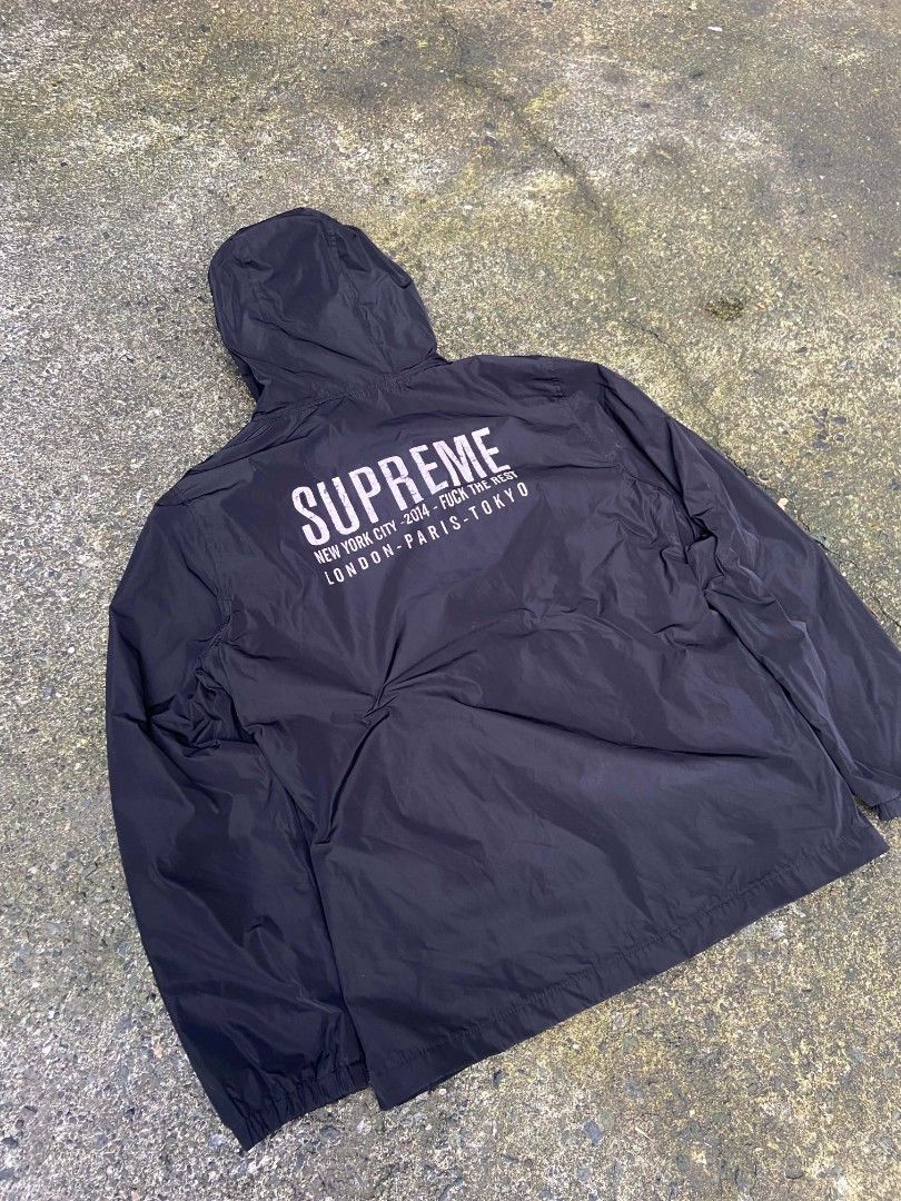 Supreme - Satin Twill Pullover 2014 (Category: Coats, Jackets and Outerwear) located in Quezon City. Submitted by nnika (Listing ID 1463433447, Image 1). Description: .
