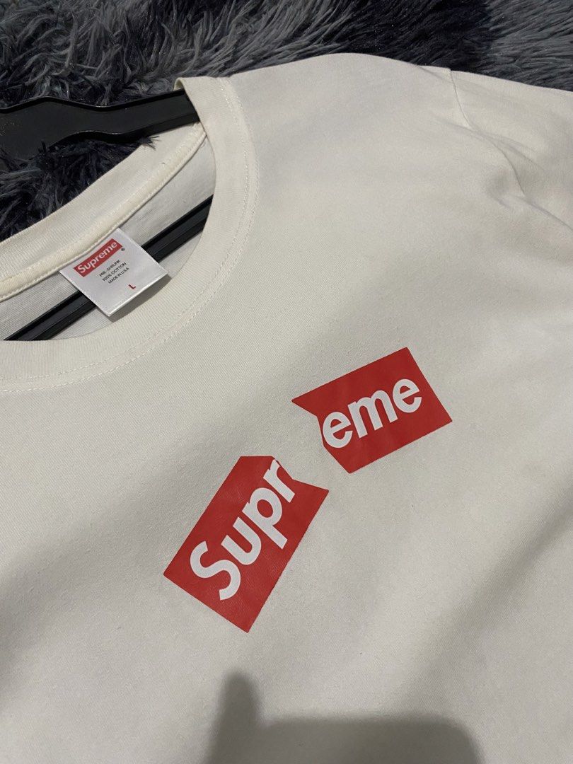 SUPREME BOX LOGO (Category: Luxury Apparel) located in Apalit. Submitted by thriftygabbb (Listing ID 1463467526, Image 2). Description: 20 x 26.
