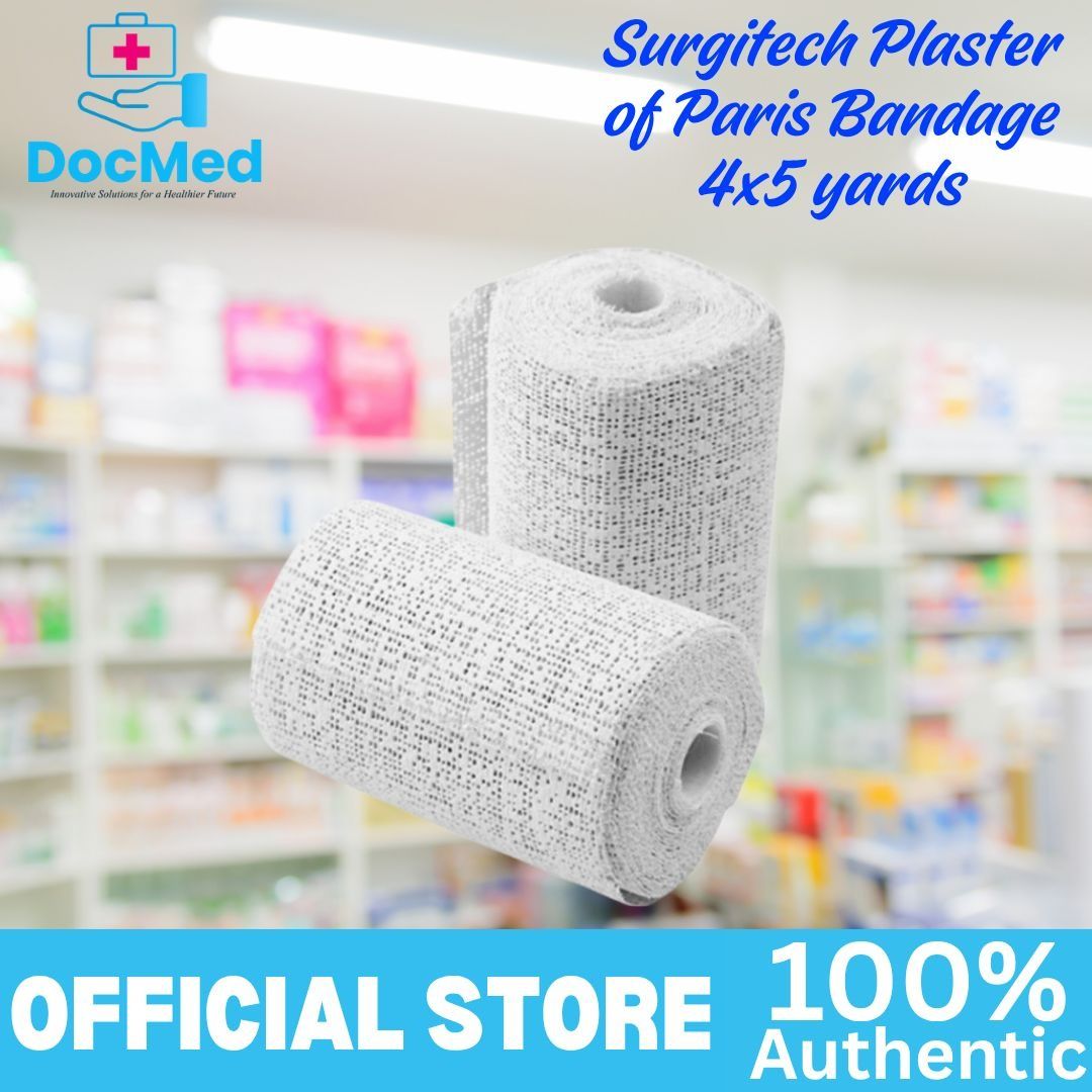 SURGITECH PLASTER OF PARIS 4X5 (Category: Medical Supplies & Tools) located in Quezon City. Submitted by zee_010200 (Listing ID 1463388591, Image 2). Description: - Authentic Surgitech Plaster of Paris Bandage - Size: 4x5 yards - Ideal for medical applications.