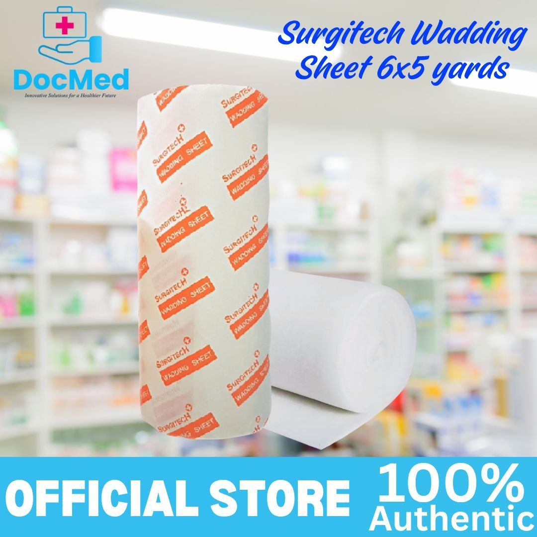 Surgitech Wadding Sheet 6x5 (Category: Medical Supplies & Tools) located in Quezon City. Submitted by zee_010200 (Listing ID 1463385615, Image 2). Description: - Surgitech Wadding Sheet - Size: 6x5 yards - Brand: Surgitech - Use: Ideal for medical applications.