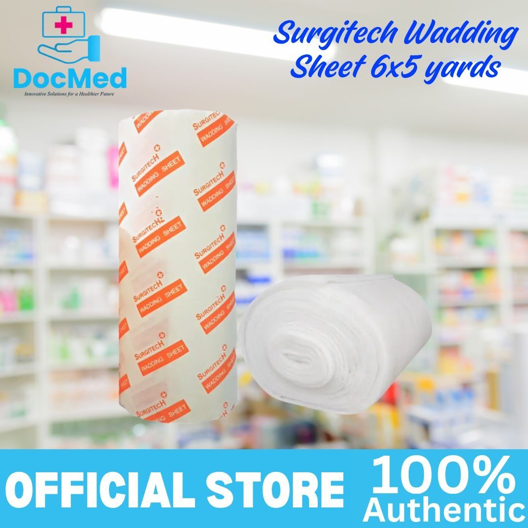 Surgitech Wadding Sheet 6x5 (Category: Medical Supplies & Tools) located in Quezon City. Submitted by zee_010200 (Listing ID 1463385615, Image 3). Description: - Surgitech Wadding Sheet - Size: 6x5 yards - Brand: Surgitech - Use: Ideal for medical applications.