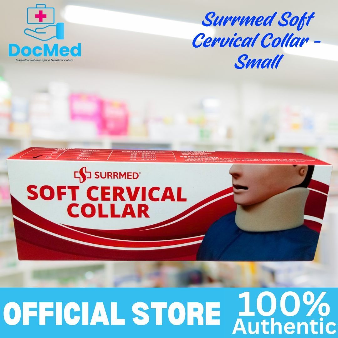 SURRMED SOFT CERVICAL COLLAR - SMALL (Category: Medical Supplies & Tools) located in Quezon City. Submitted by zee_010200 (Listing ID 1463382028, Image 1). Description: - Brand: Surrmed - Product: Soft Cervical Collar - Size: Small - Color: Beige/Tan - Features: Soft material for comfort, provides gentle neck support and stability. - Condition: Brand new.