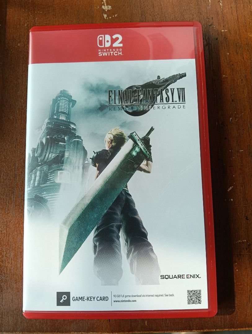 switch 2 FF7 Intergrade (Category: Nintendo) located in Singapore. Submitted by not.a.charity (Listing ID 1463554102, Image 1). Description: not enough time to finish this got other games to play.