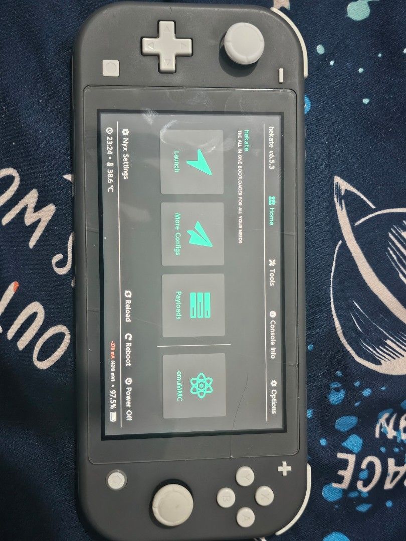Switch Lite Jailbreak 256GB A2 SD (Category: Nintendo) located in Carmona. Submitted by ra03young (Listing ID 1463492449, Image 2). Description: Carmona, Cavite // Makati (Mon-Wed).