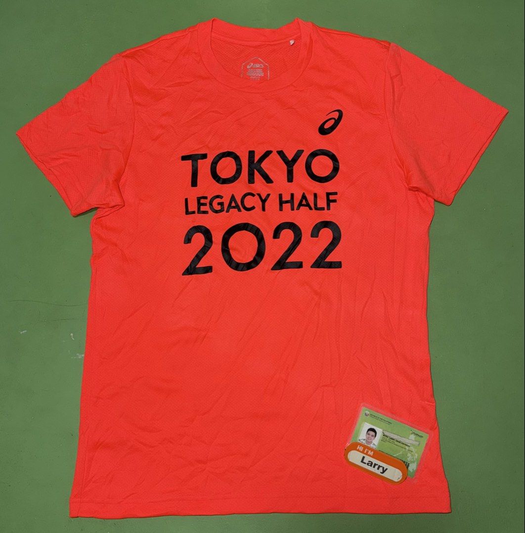 T Shirt (Category: Activewear) located in Pasig City. Submitted by reyeslarry11740 (Listing ID 1463450597, Image 1). Description: For Sale Asics Tokyo Legacy Half 2022 Shirt Men Size Large 20.2w x 27.5L Good as new No issue 400 plus ship only Payment 1st Pasig city .