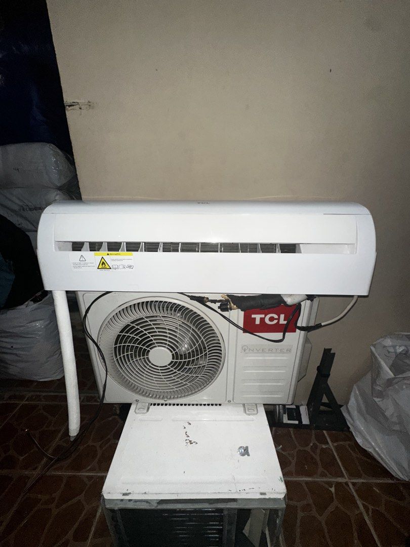 TCL Inverter Air Conditioner - Split Type (Category: Air Conditioning and Heating) located in Manila. Submitted by rosa_finds (Listing ID 1463487391, Image 2). Description: - TCLs Inverter Split Type Air Conditioner - White color - Includes both indoor and outdoor units - In good working condition - Ready for its new home - Message us for more details.