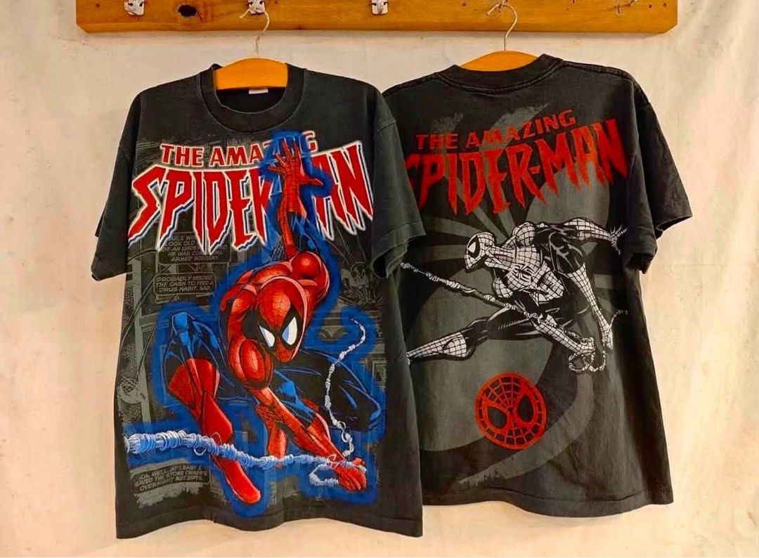 The Amazing Spider Man Marvel Tee (Category: Tshirts & Polo Shirts ) located in Manila. Submitted by trademarksallstyleshoppe (Listing ID 1463384506, Image 1). Description: Thailand Bootleg L / XL No side seam Single stitch.