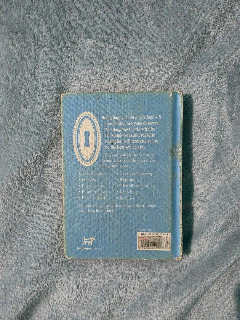 The Happiness Code (Category: Storybooks) located in Bacoor. Submitted by tinks_boutique (Listing ID 1463550614, Image 2). Description: Title: The Happiness Code Author: Domonique Bertolucci - Hardbound ✅️ RFS: Decluttering 🛵 Shipping fee to be shouldered by the buyer. 💳 Payment Method : GoTyme | Gcash.