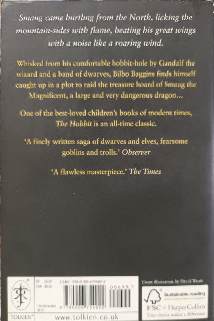 The Hobbit by J.R.R. Tolkien (Category: Storybooks) located in Valenzuela. Submitted by migssung (Listing ID 1463431387, Image 2). Description: ‎MOP: MAYA & GCASH ‎ ‎Hello fellow book lovers! ‎ ‎I'm in the process of decluttering and have decided to part with some of my beloved books. This is a great opportunity for you to add some fantastic titles to your collection at a great price! ‎ ‎Message me if you want more photos for condition check. ‎ ‎
