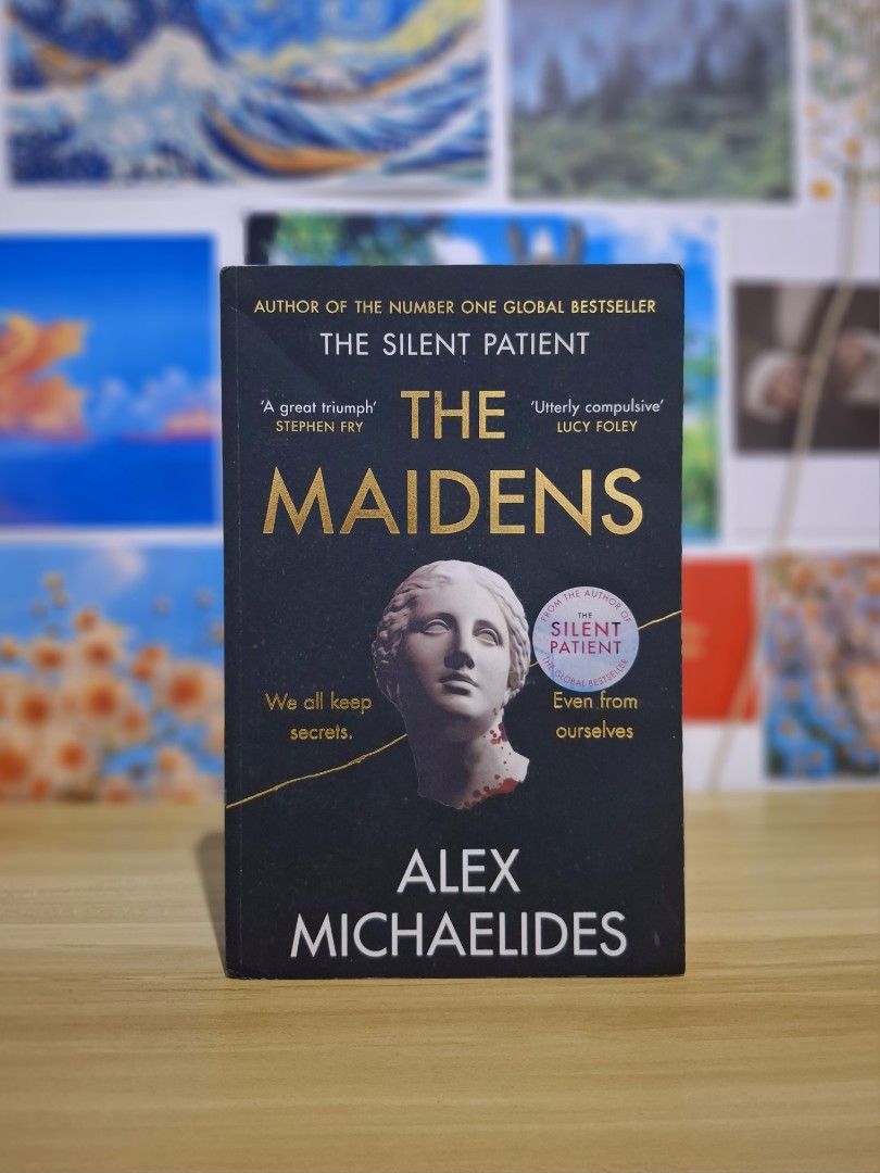 THE MAIDENS [PB] - ALEX MICHAELIDES (Category: Storybooks) located in Calapan. Submitted by librosniotep (Listing ID 1463391349, Image 1). Description: Genres: Mystery Thriller, Dark Academia Seller's Location: Calapan, Oriental Mindoro MOD: JNT Direct MOP: GCash, GoTyme or BPI.